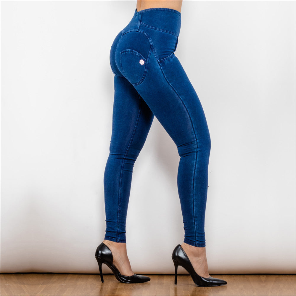 Blue Colour Tibagi Shascullfites Hips Don't Lie High-Waisted Jeans 