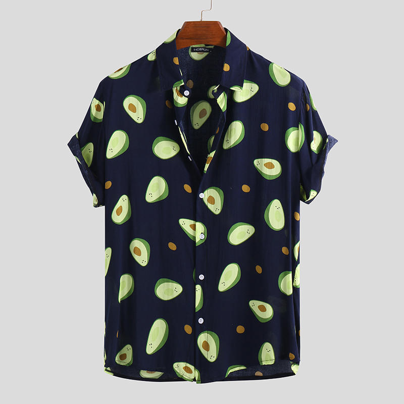 Avocado Print Beach Shirt