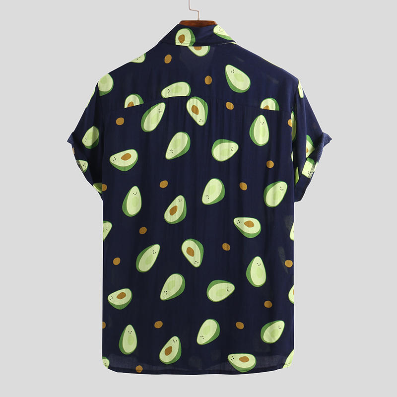 Avocado Print Beach Shirt