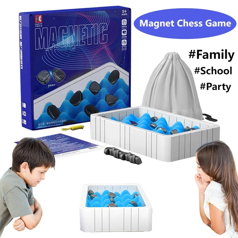 Magnetic Chess Game Magnet Stone Board Game Set Tibagi