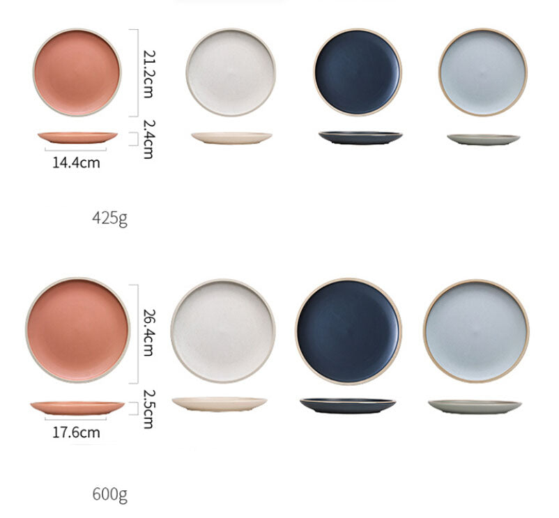 Tibagi Pure Colour Matte Ceramic Plate