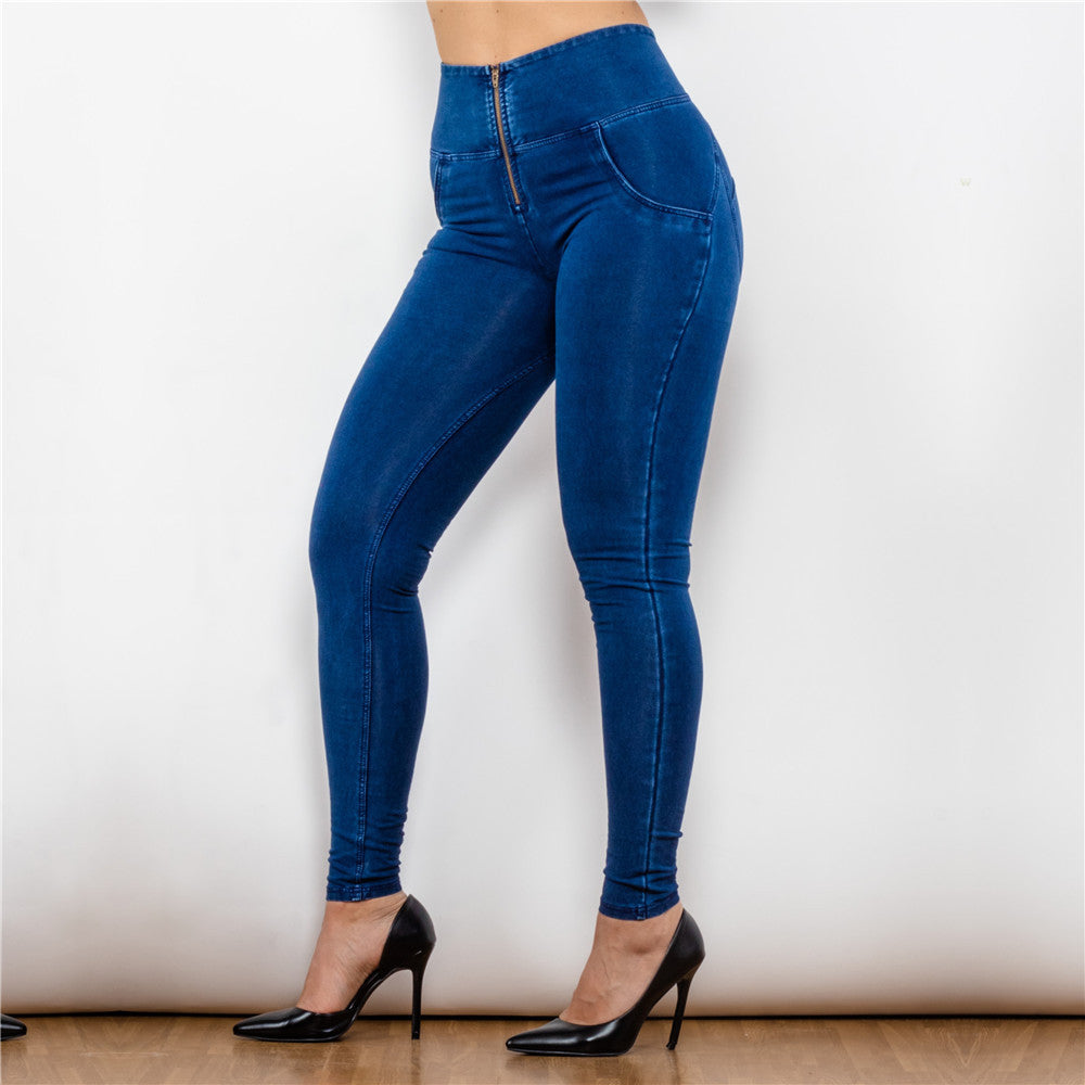 Blue Colour Tibagi Shascullfites Hips Don't Lie High-Waisted Jeans 