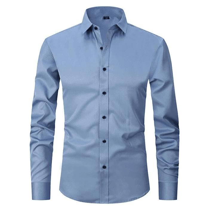Blue Tibagi Breathable High Elasticity Anti-Wrinkle Shirt