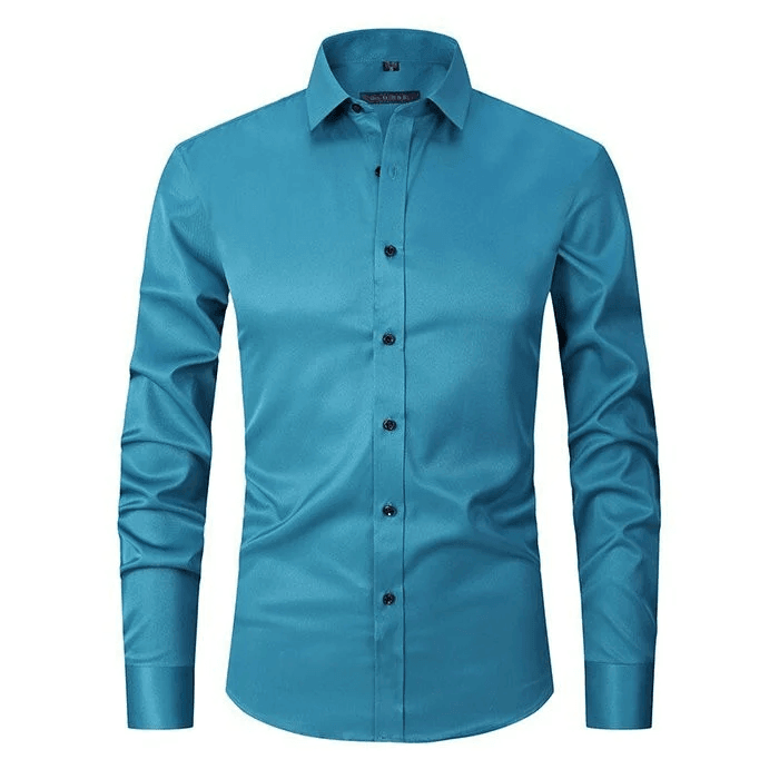 Blue Tibagi Breathable High Elasticity Anti-Wrinkle Shirt